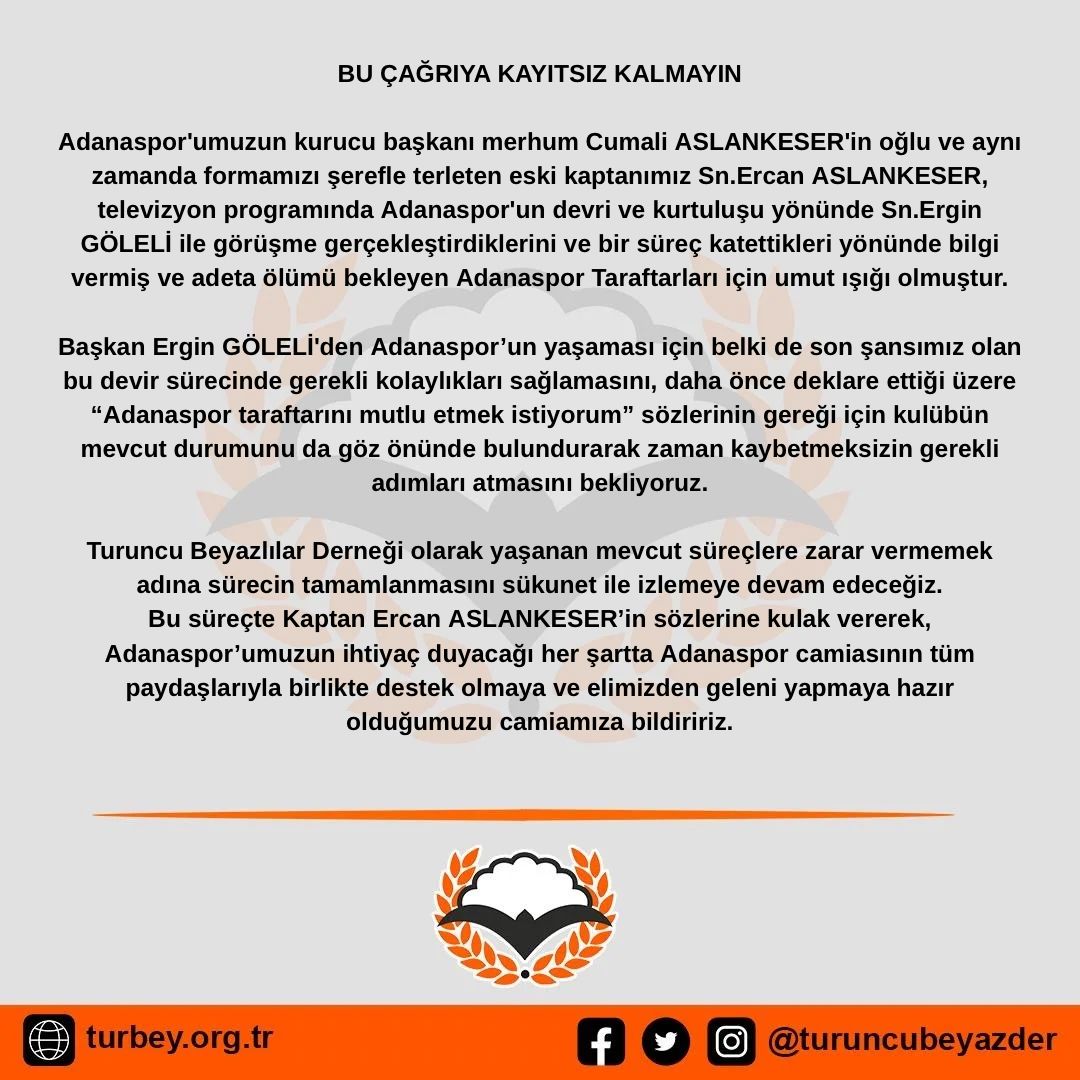 Bu Çağrıya Kayıtsız Kalmayın